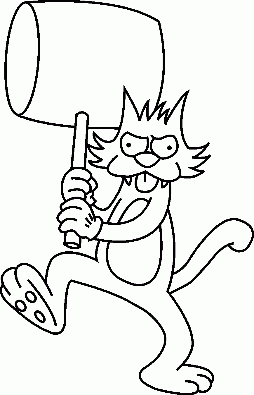 Big Coloring Pages Of Simpsons - Ð¡oloring Pages For All Ages