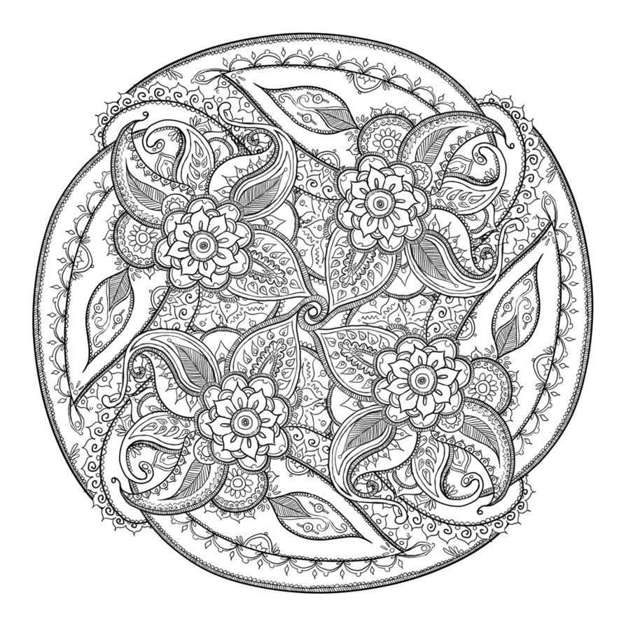 11 Pics of Paisley Heart Coloring Pages - Paisley Embroidery ...