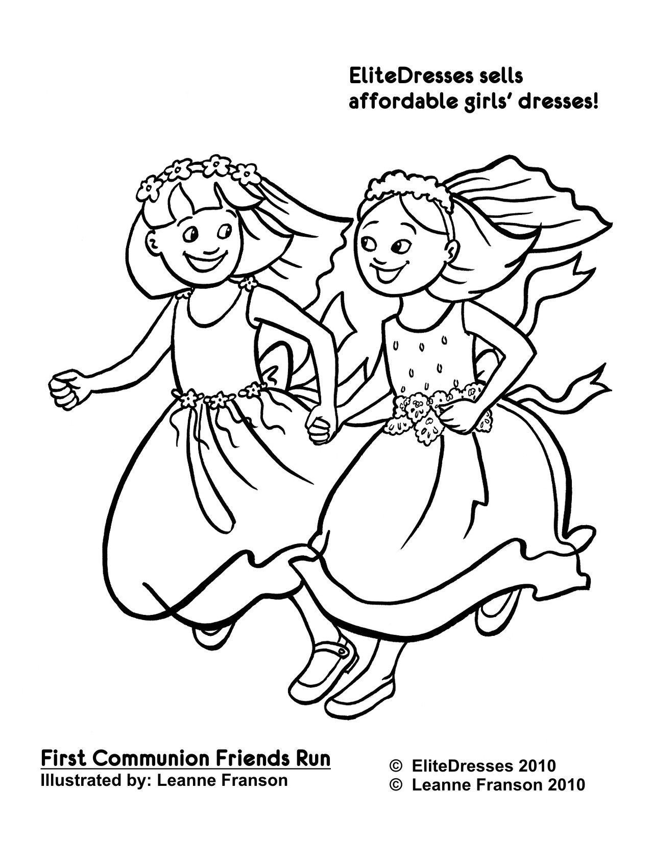 Flower Girl Coloring Pages at GetDrawings | Free download