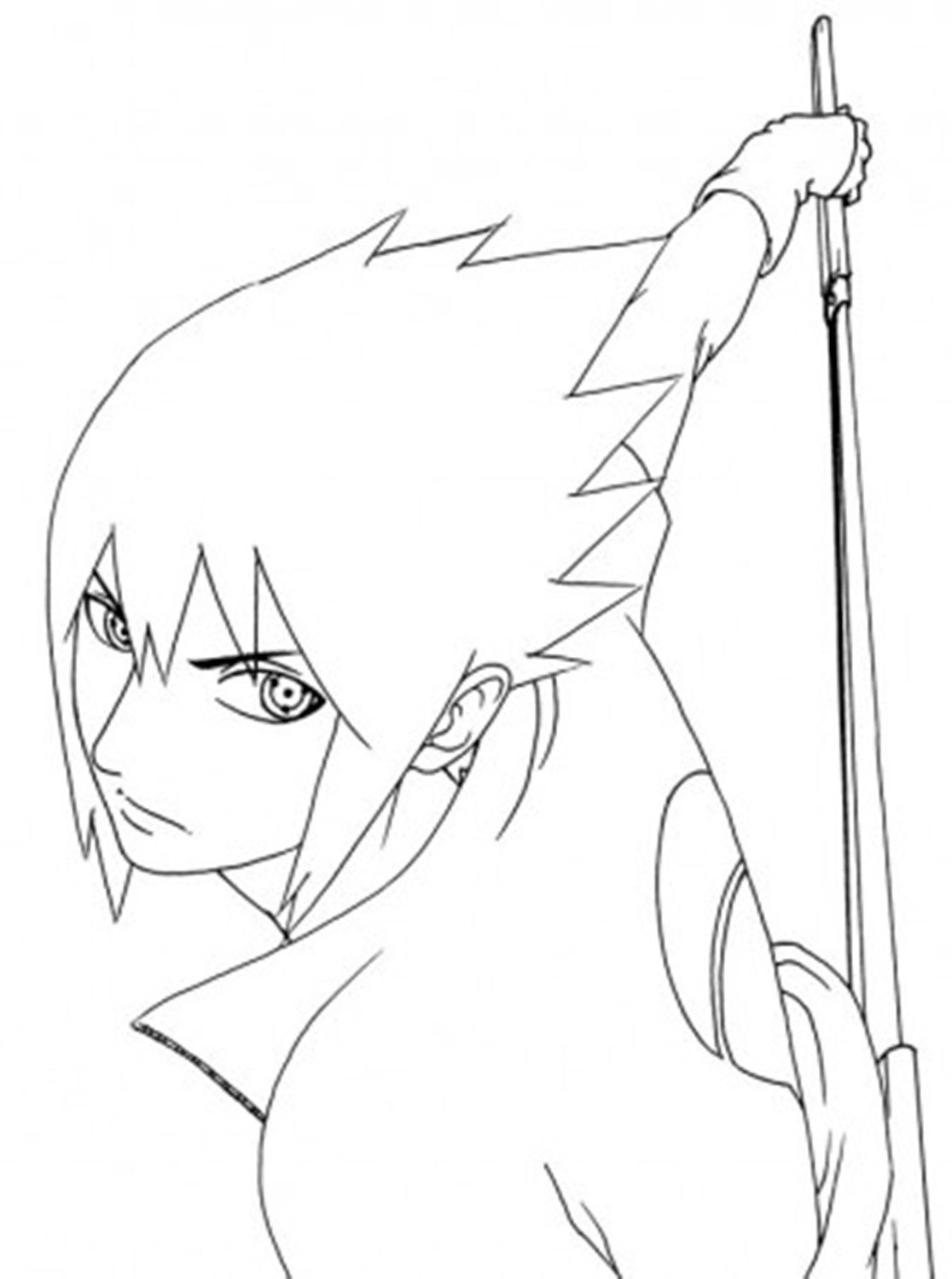 Sasuke Revoke Sword | Coloring pages, Pokemon coloring pages, Sasuke