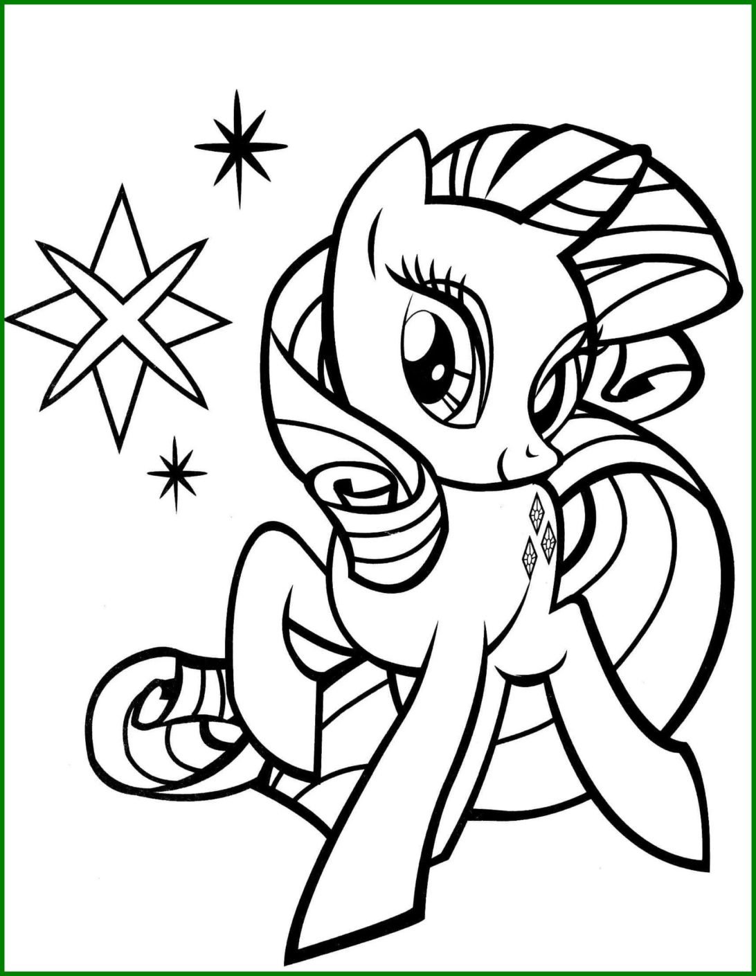 Top 12 Cool Printable Little Pony Coloring Pages From The ...