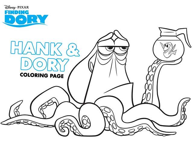 Get Free Disney's Finding Dory Coloring Pages! | Freebie Select - The Home  Of Selected Freebies