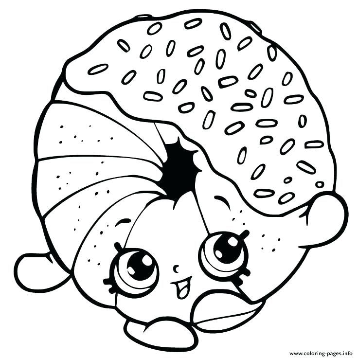 Stunning Coloring Pages Donuts for Kids - Picolour