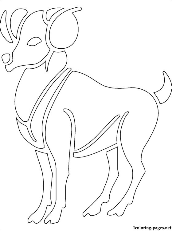 Capricorn coloring page | Coloring pages