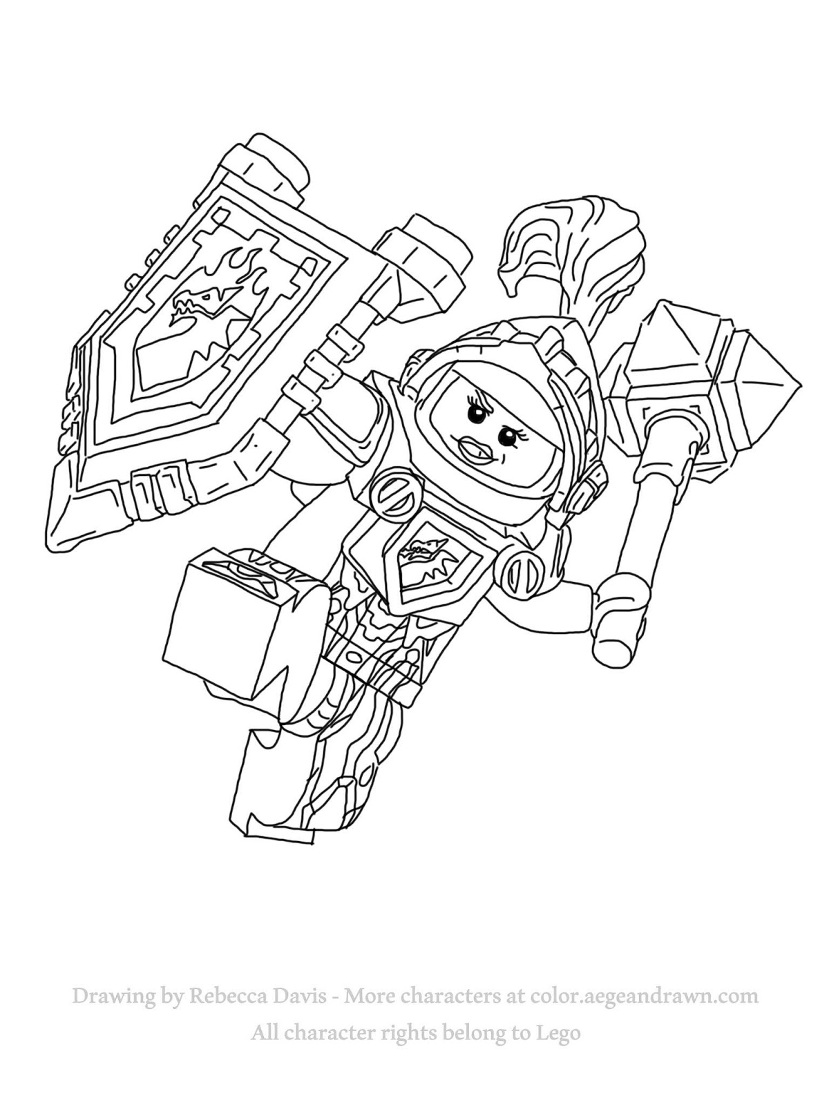 Nexo Knight Coloring Page – iconmaker.info