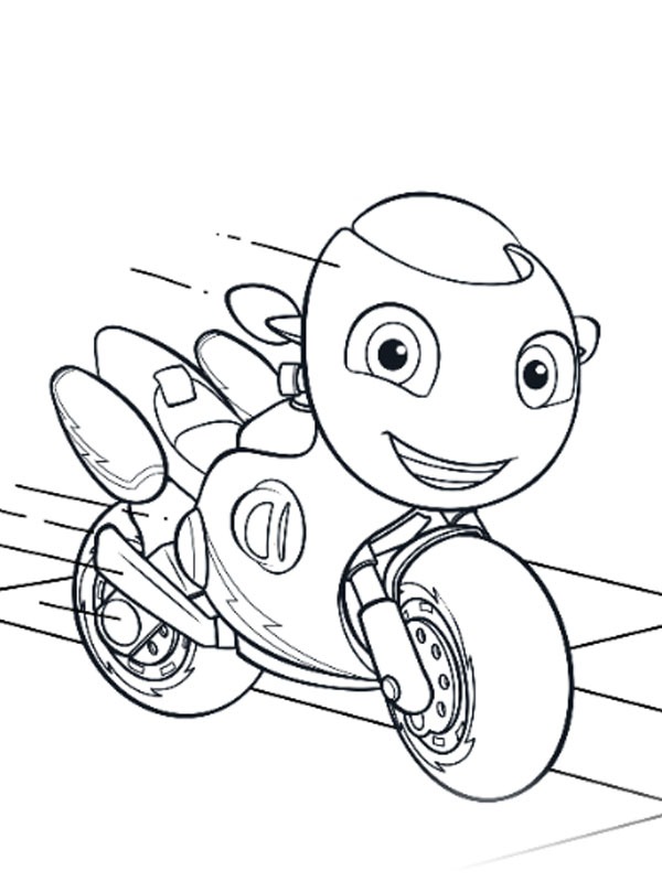 colouring page Ricky zoom Ricky | coloringpage.ca