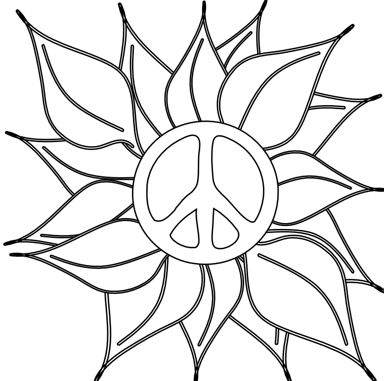 Drawing Of Peace Sign - Cliparts.co