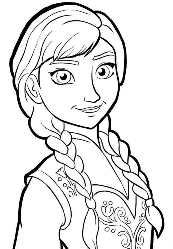 Coloring Page | Frozen Coloring book