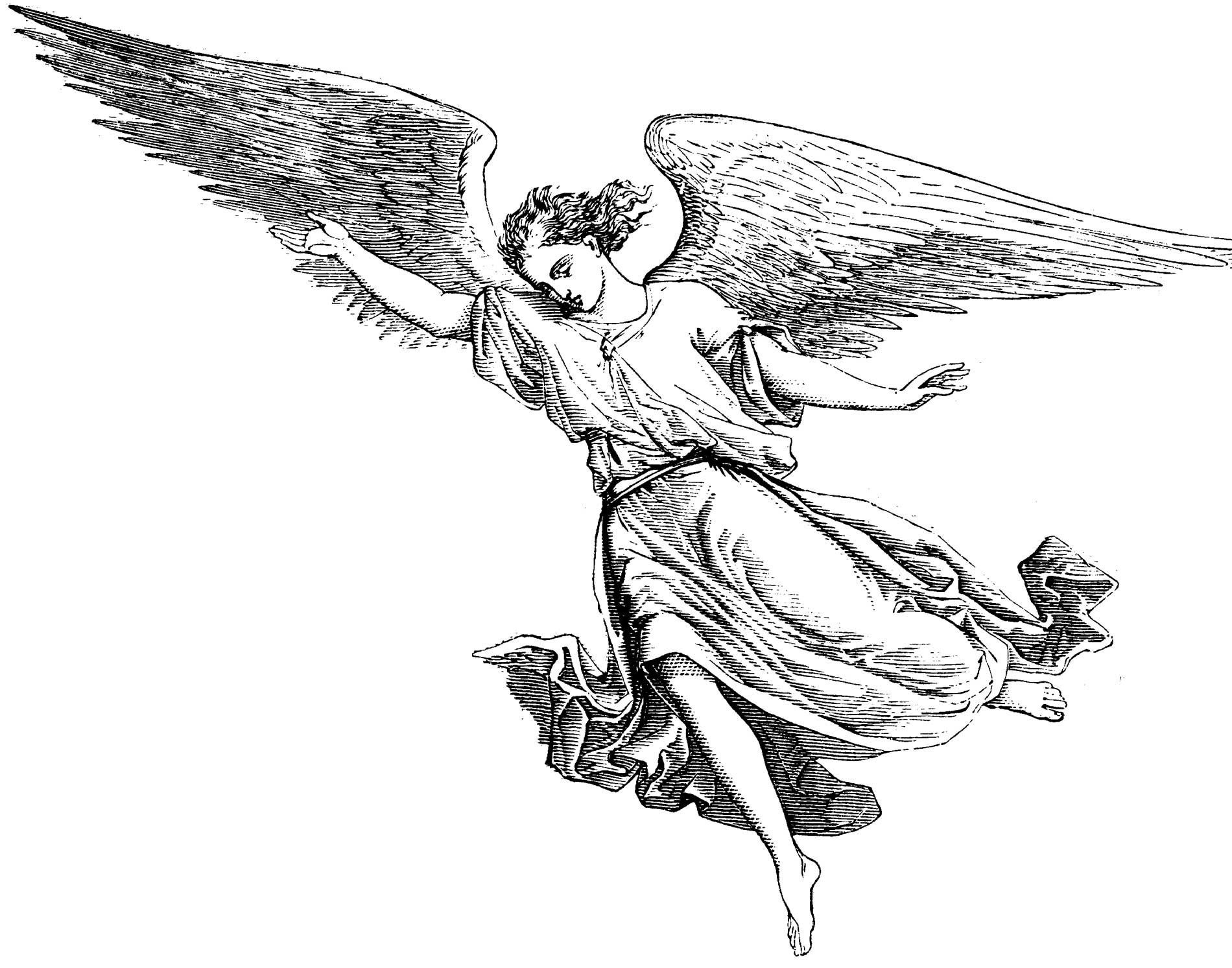 Angel For Adults - Coloring Pages for Kids and for Adults