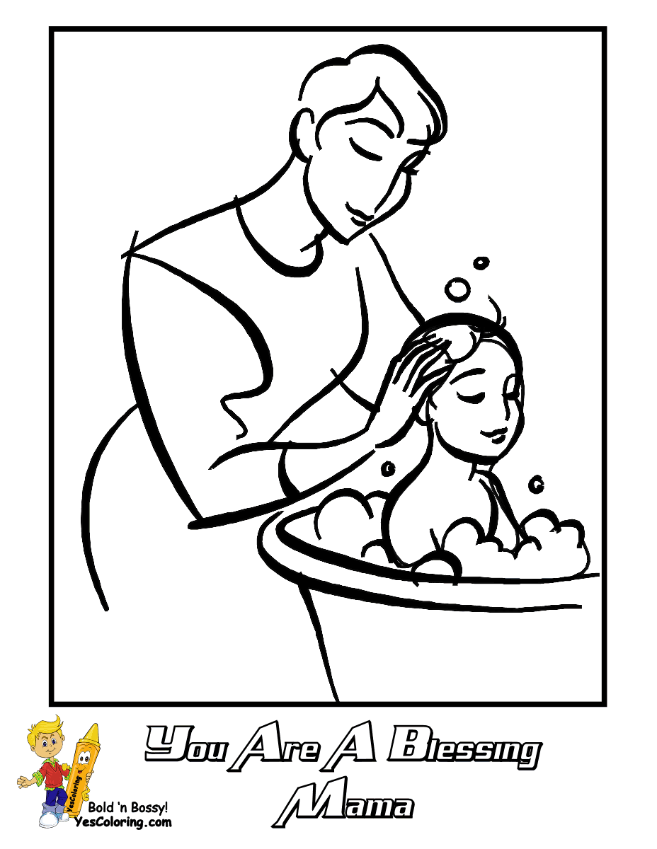 Mothers day coloring pages, Coloring pages and Mother's day on ...