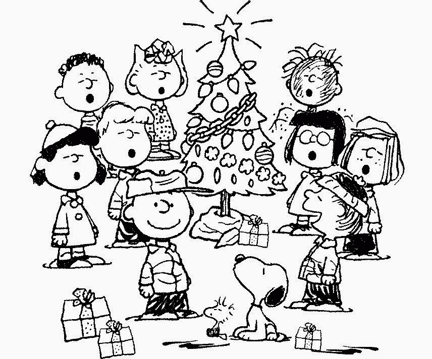 Coloring Pages: Charlie Brown Christmas Coloring Pages and Clip ...