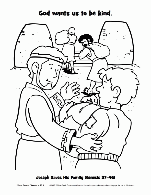 Joseph And His Brothers Coloring Pages - Coloring Home