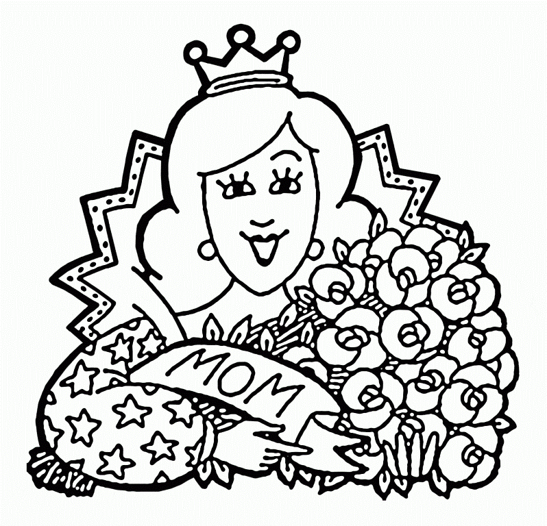 Mothers Day Coloring Pages – coloring.rocks!