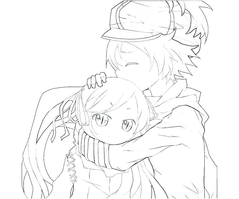 Cute Anime Couples Hugging Posted By Samantha Cunningham - Coloring Home