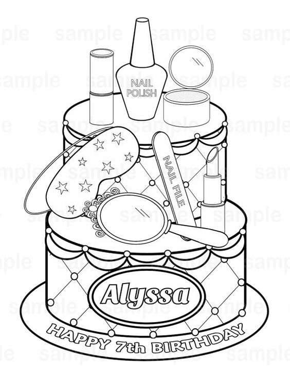 Coloring Pages : Podarok Na Let Alisse_115600 Online Coloring Pages Page  Gift For Years Alyssa Makeup Girls Wearing Kids Free Staggering Makeup  Coloring Pages Photo Inspirations ~ Off-The Wall ATL