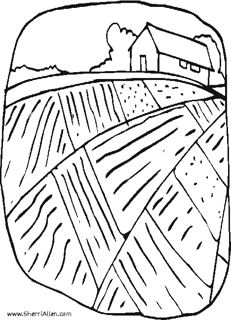 Free Farm Coloring Pages from SherriAllen.com