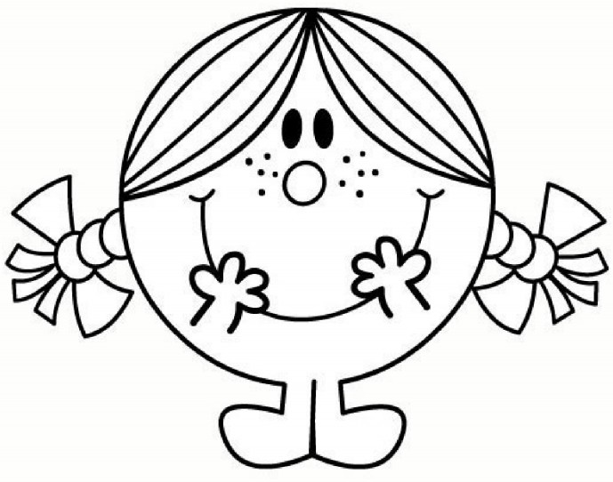 Coloring page Mr Men and Little Miss : Little Miss Sunshine 8