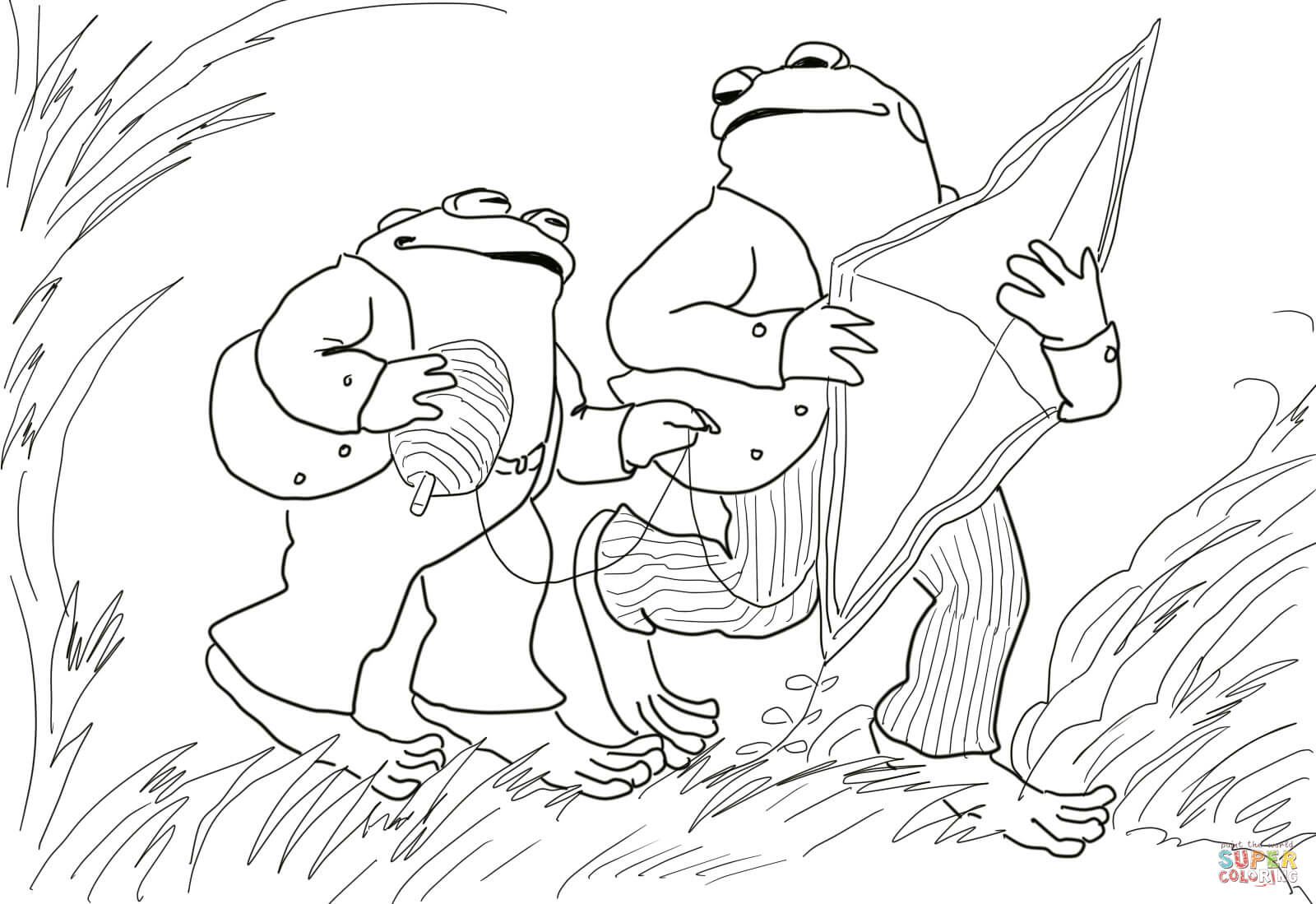 Days with Frog and Toad coloring page | Free Printable Coloring Pages