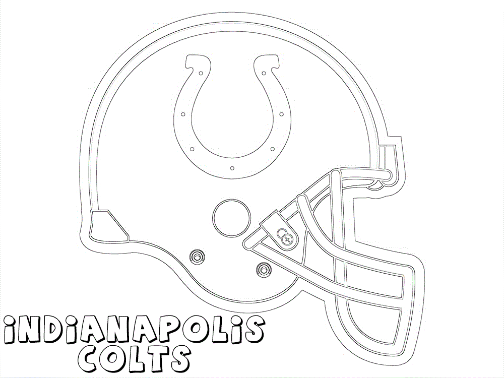 Printable Indianapolis Colts Coloring Pages Pdf - Coloringfolder.com
