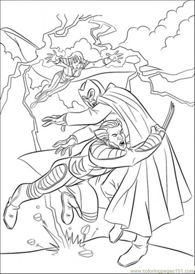 Wolverine And Storm Fight Megatron Coloring Page for Kids - Free X-Men  Printable Coloring Pages Online for Kids - ColoringPages101.com | Coloring  Pages for Kids
