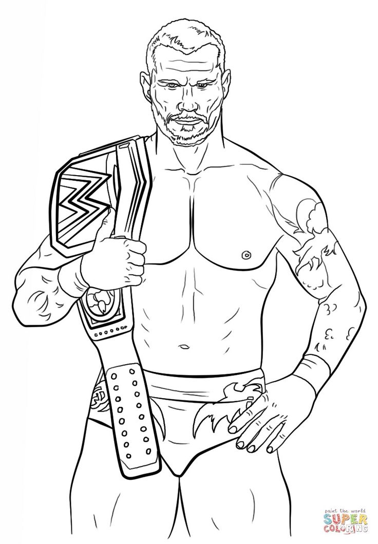 Pin by Melissa McDowall on Everyone loves to colour | Wwe coloring pages,  Wwe pictures, Wwe