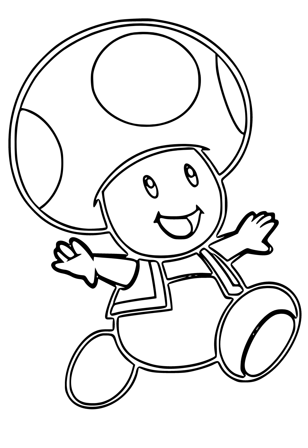 Free Printable Super Mario Mushroom Coloring Page, Sheet and Picture for  Adults and Kids (Girls and Boys) - Babeled.com