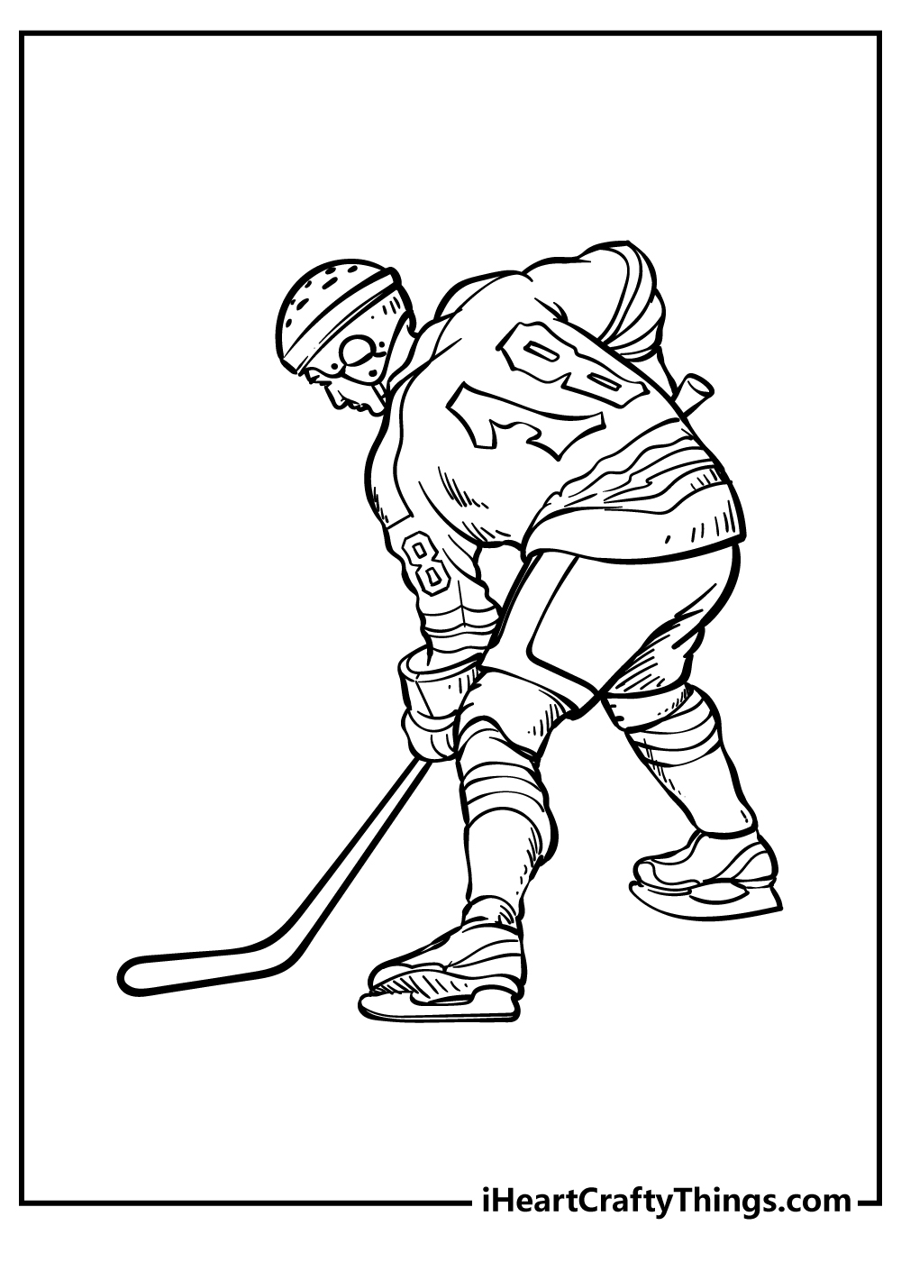 Printable Hockey Coloring Pages (Updated 2023)