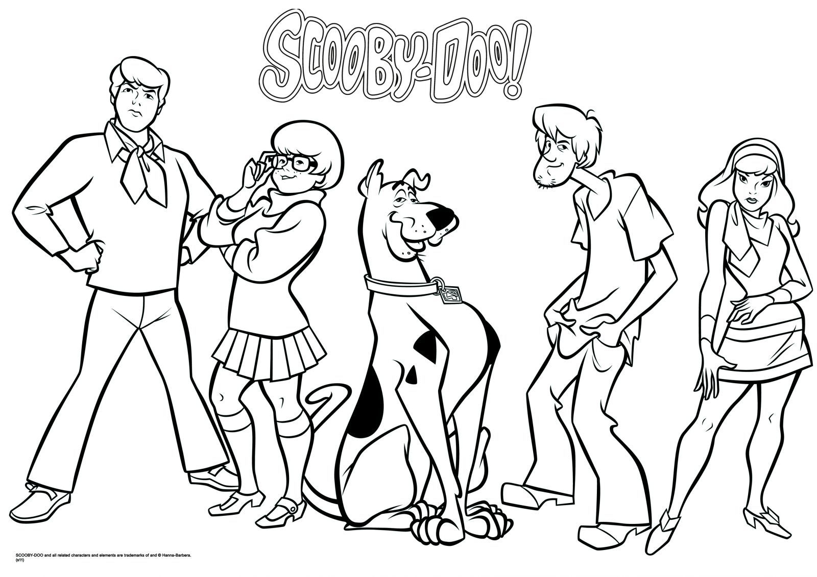 Scooby Doo Monster Coloring Pages Coloring Home