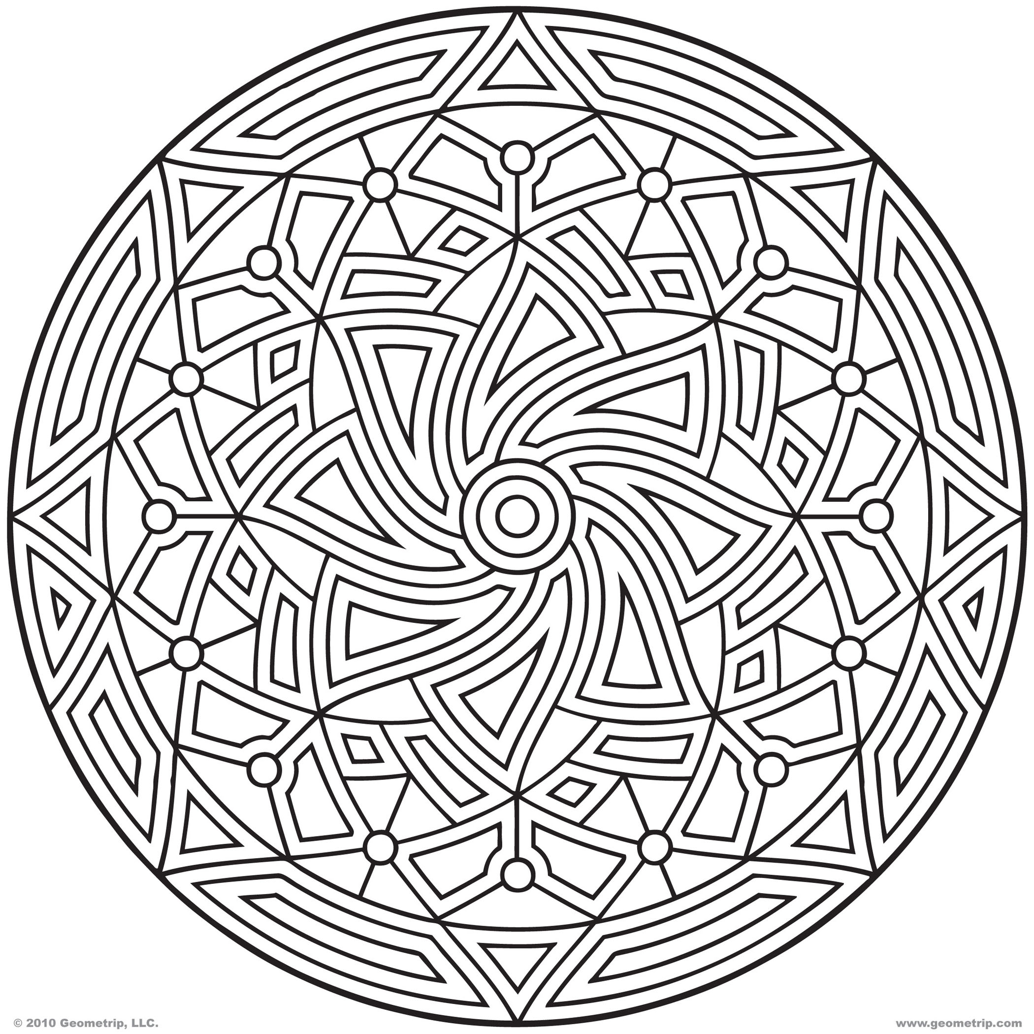 advanced geometric coloring pages for adults fedical 200216 ...