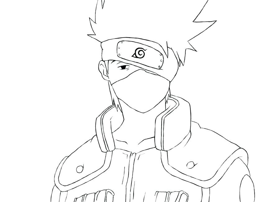 The best free Kakashi coloring page images. Download from 86 ...