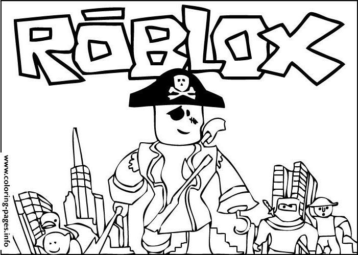 Roblox Pirate Coloring Pages Printable