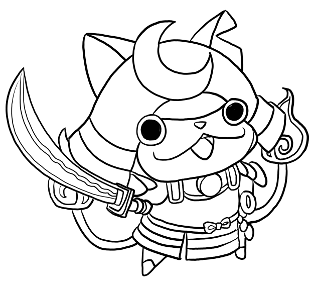 Yo Kai Watch All Coloring Pages