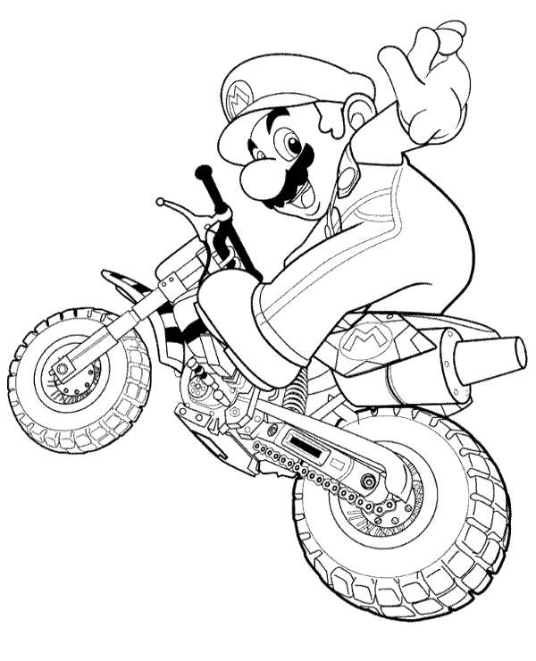 Motorbikes colouring pages 19 - Topcoloringpages.net
