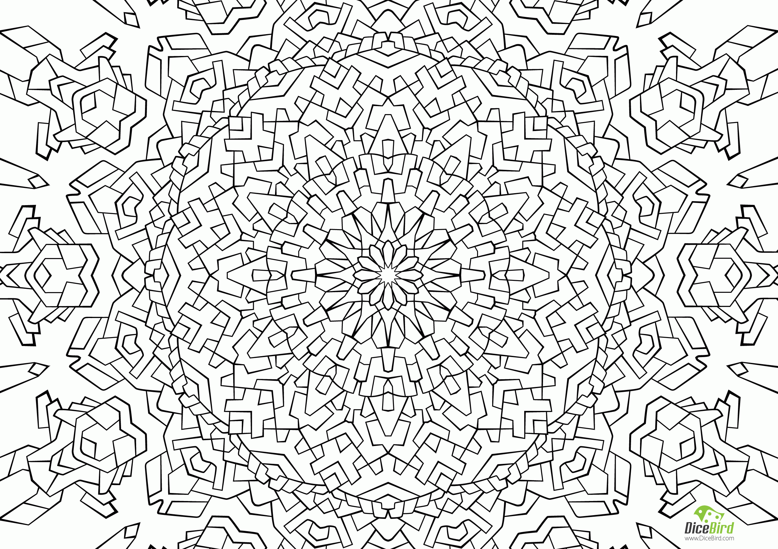 Free Printable Complex Coloring Pages - Coloring Home
