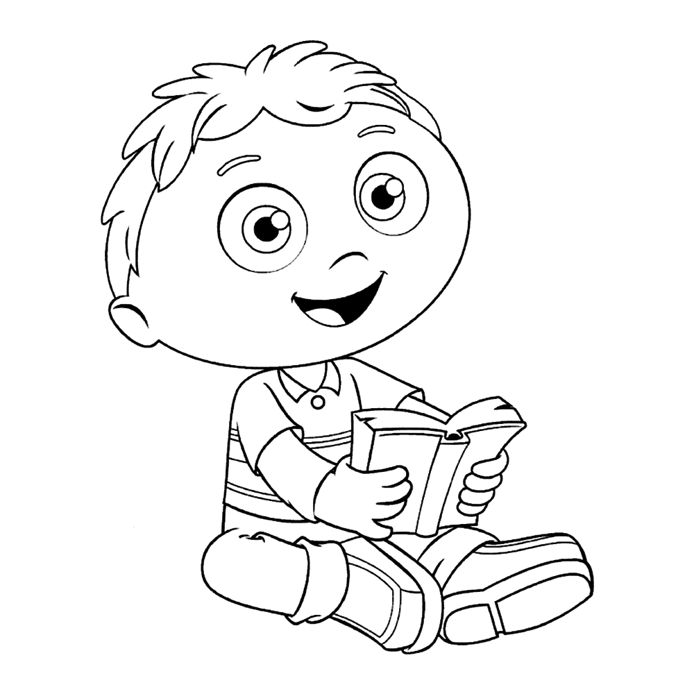 super why christmas coloring pages