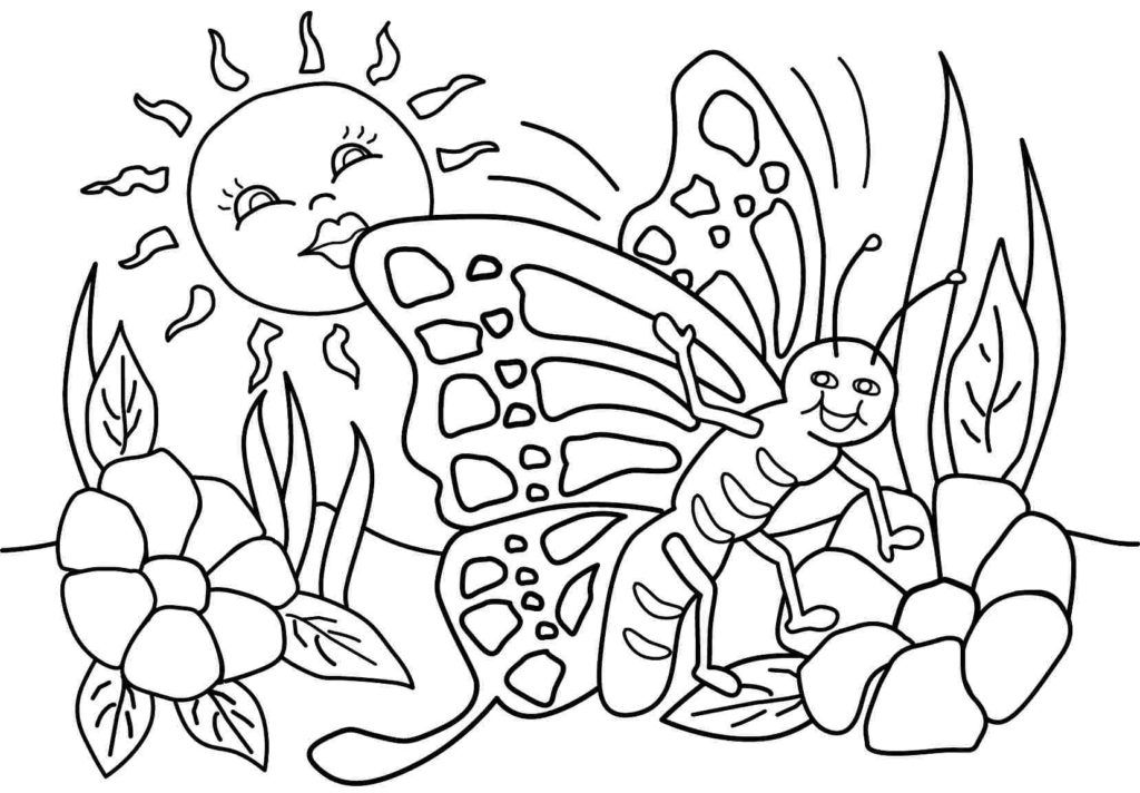 Coloring Pages: Free Coloring Pages Spring Season Designs Canvas ...