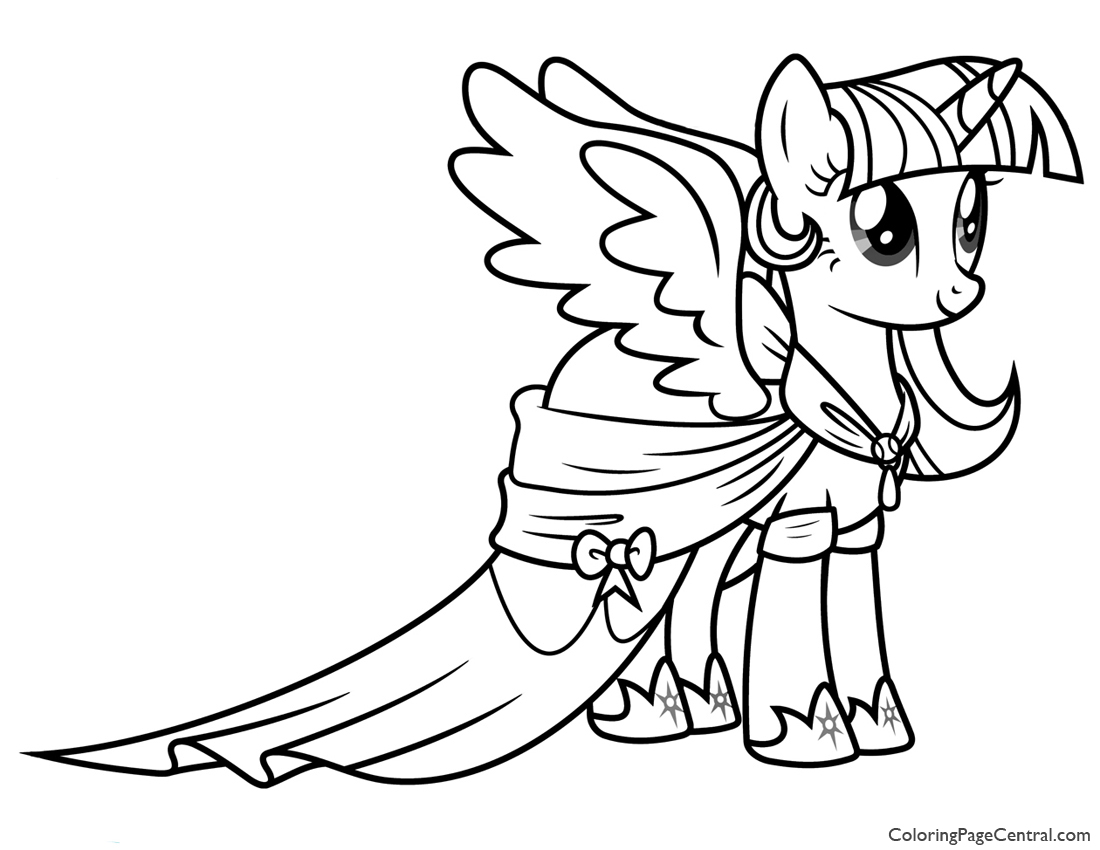 Princess Twilight Coloring Pages   Coloring Home