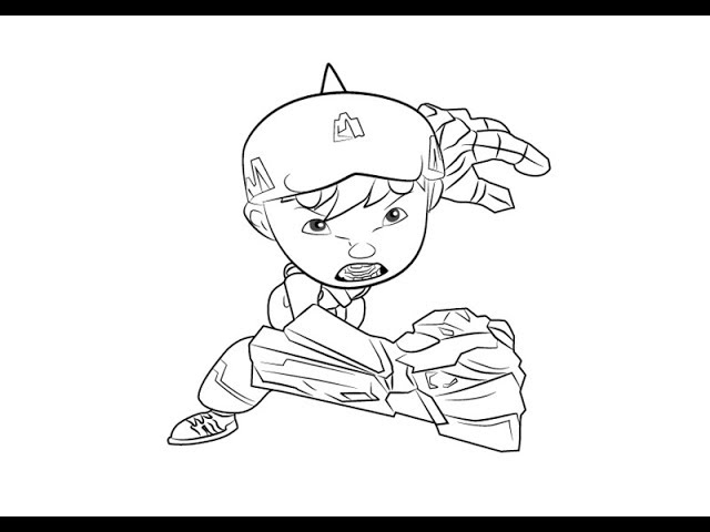 How to Draw BoBoiBoy for Kids | How To Draw Easy Part 2 - YouTube