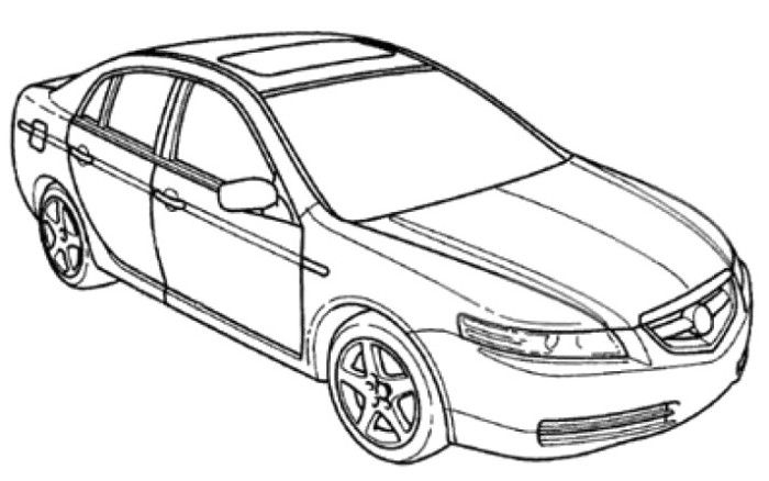 Acura Honda Coloring Page (With images) | Acura ilx, Acura ...