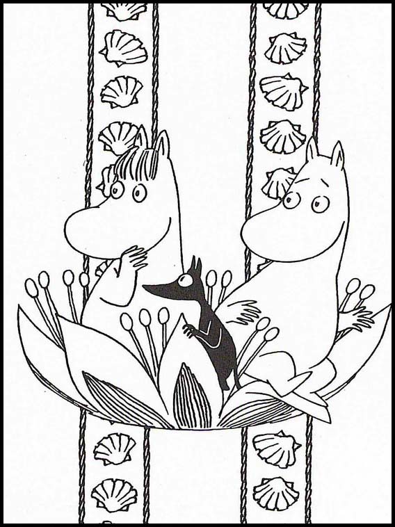 Moomin Coloring Pages - Coloring Home