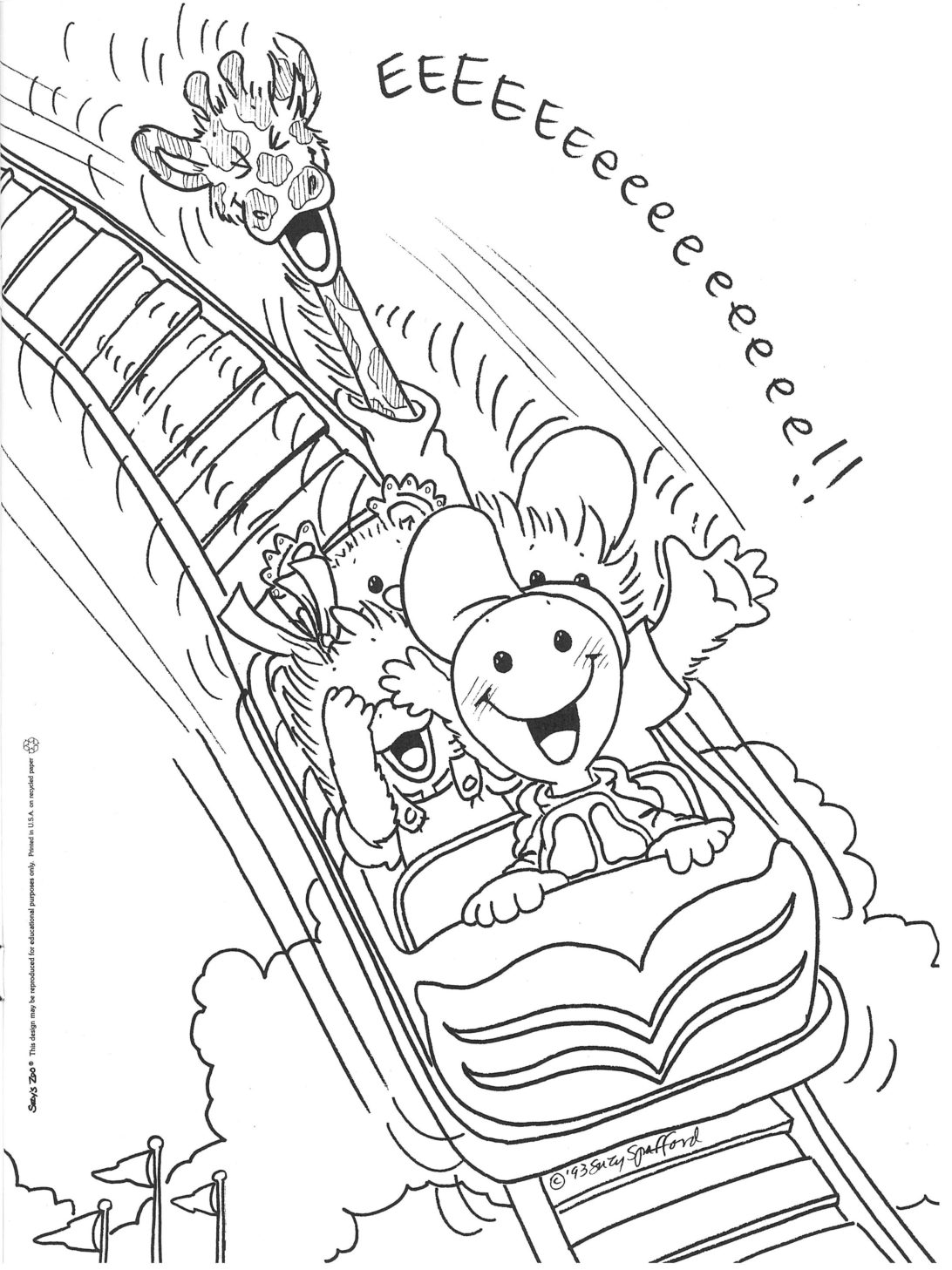36 Most Mean Zoo Coloring Pages At The In Clouds Sing Story Genius ...