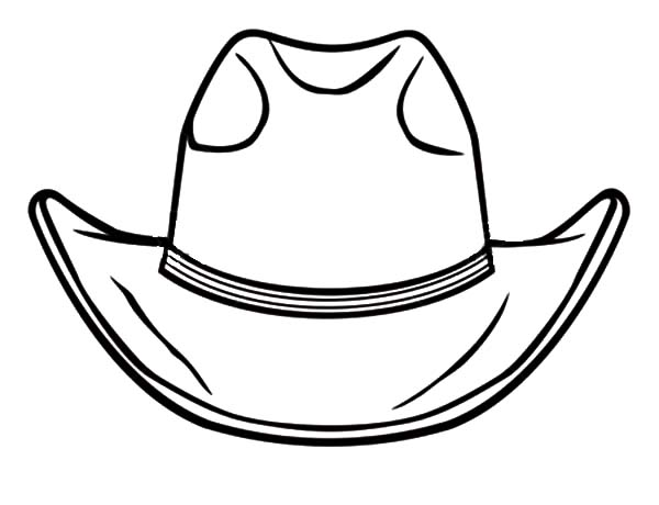 Pin on Cowboy Hat Coloring Pages