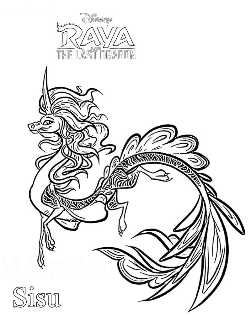 Sisu Coloring Page - Free Printable Coloring Pages for Kids