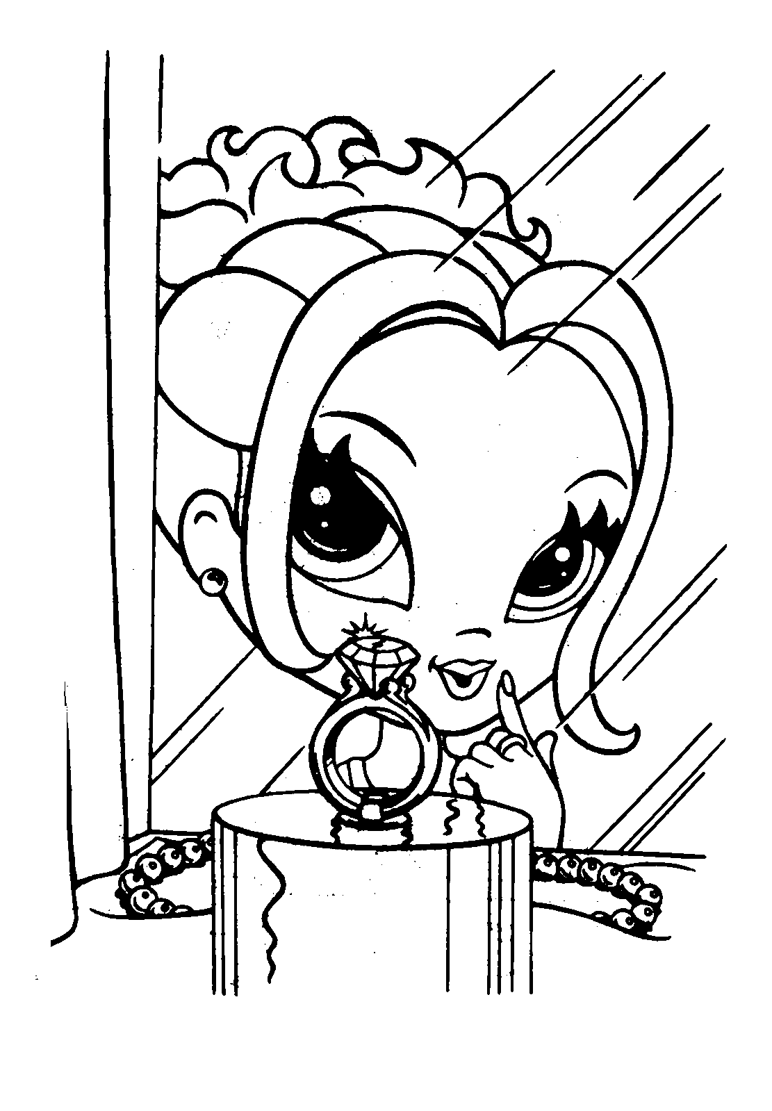 lisa frank coloring pages diamond ring Coloring4free - Coloring4Free.com