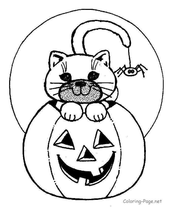 Halloween Coloring Pages for kids #halloween | Busy Vegetarian Mom ...