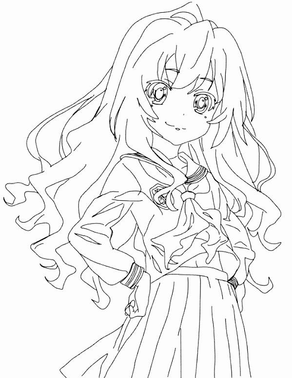 Toradora! Coloring Pages - Coloring Home