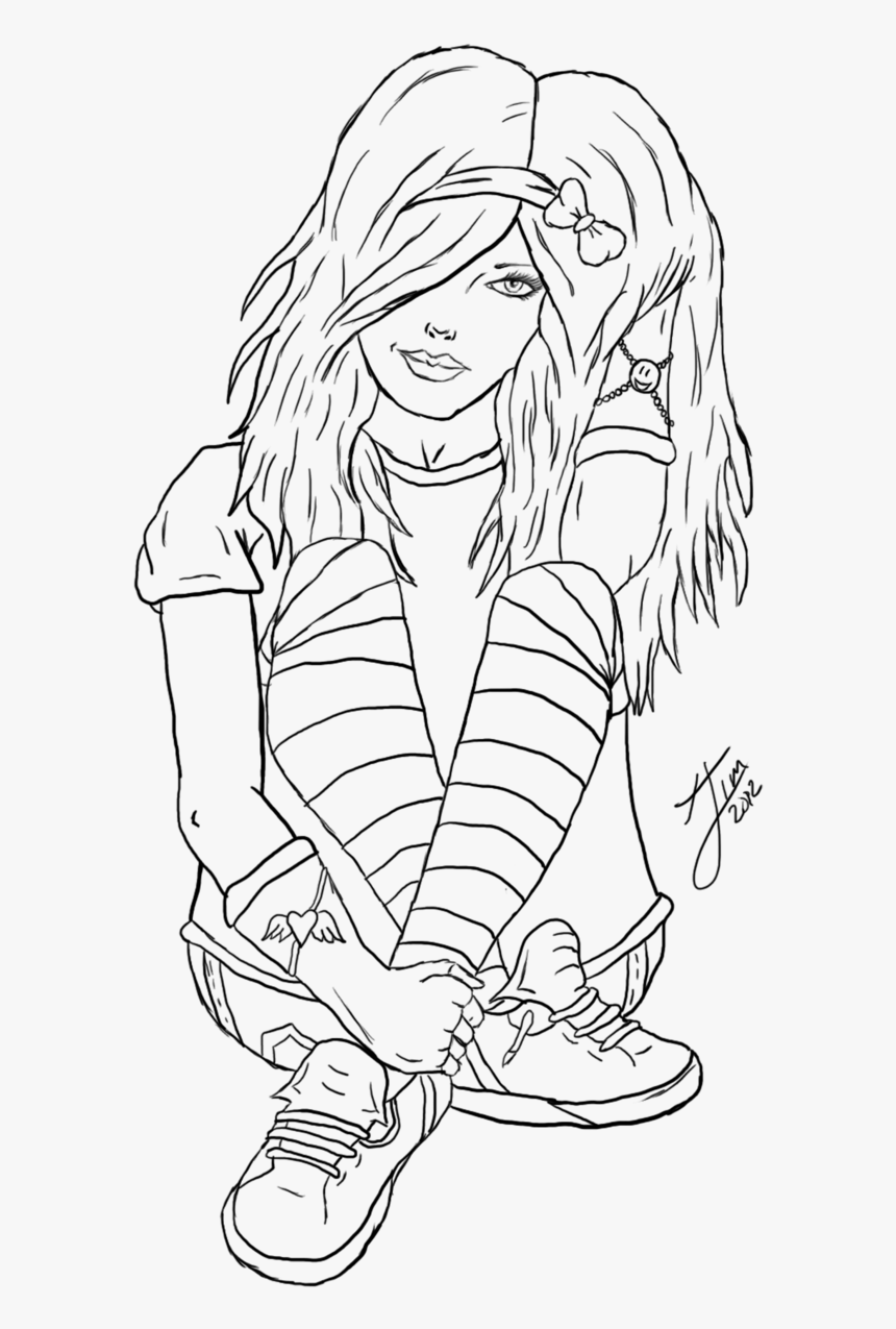Beautiful Gothic Woman Coloring Pages Coloring Pages