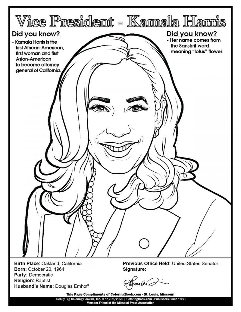 Harris Coloring Page