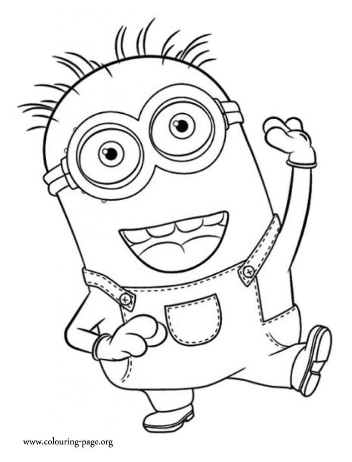 Printable Minions Coloring Pages Coloring Home
