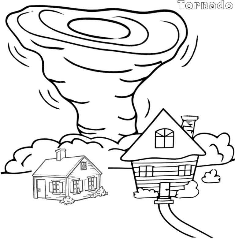 Pin on Tornado Coloring Pages